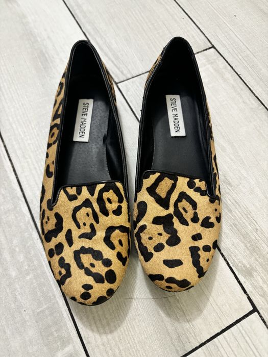 Леопардові балетки/туфлі/лофери Steve Madden