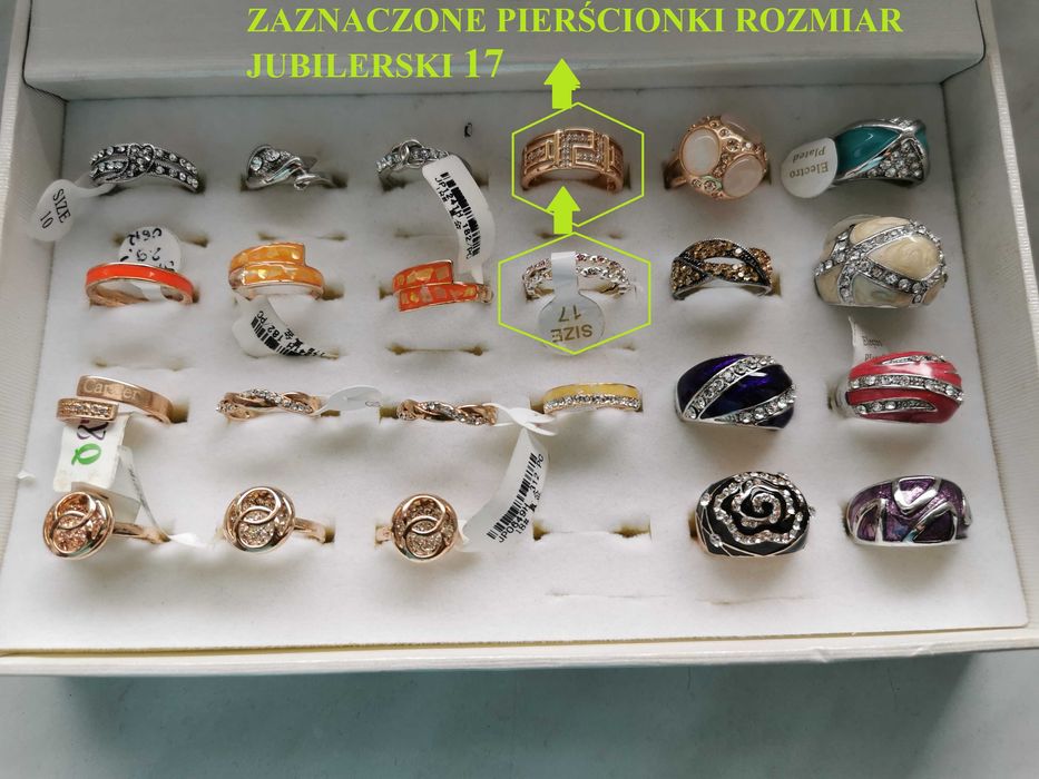 Przeróżne pierścionki