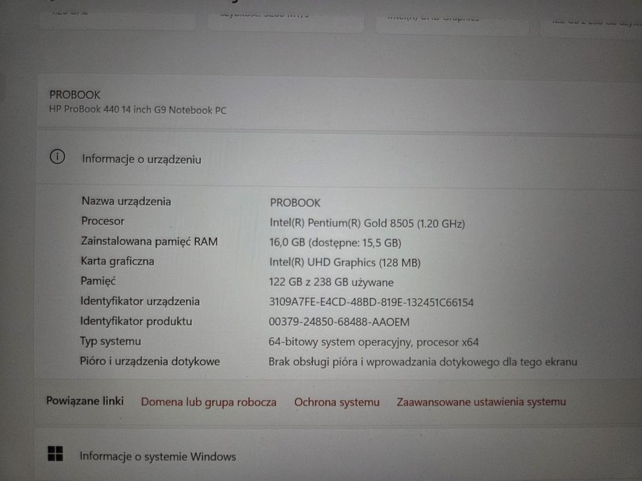 Laptop HP Probook 440 G9