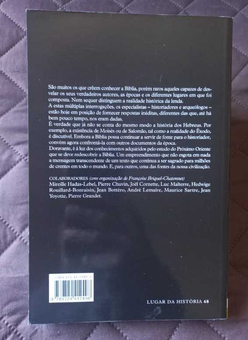 A Bíblia; Lugar da História - Françoise Briquel-Chatonne