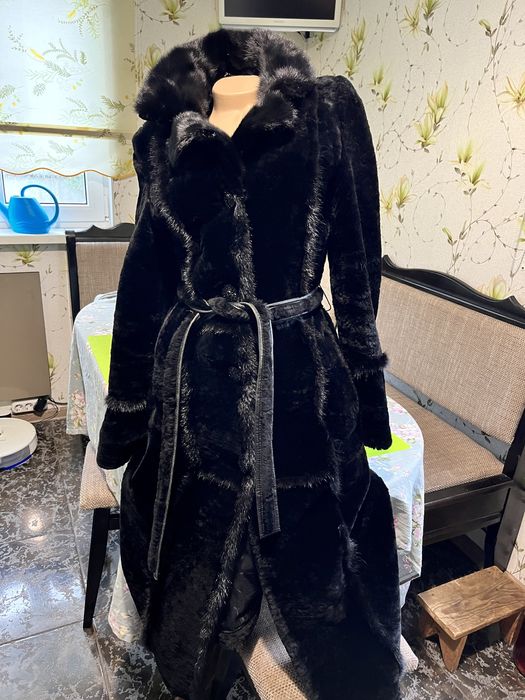 Шуба мутон-норка