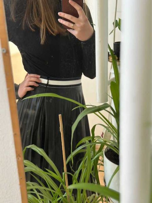 Spódnica Tommy Hilfiger ze skajki