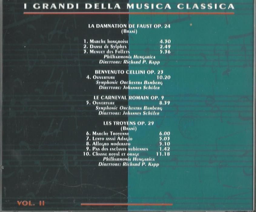 Płyta CD Berlioz Damnation Faust Grandi Della Musica