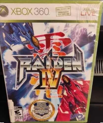 Raiden IV XBOX 360 (Novo selado)