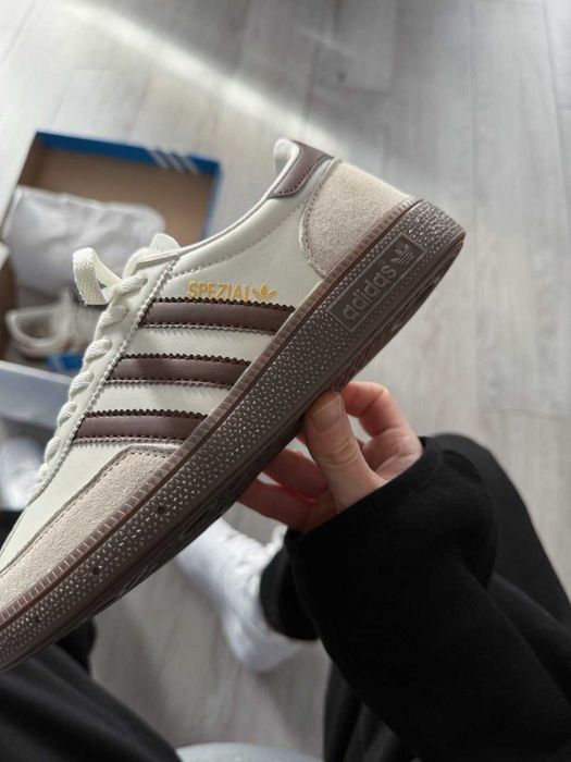 Кросівки Adidas Spezial Handball Brown Cream premium
