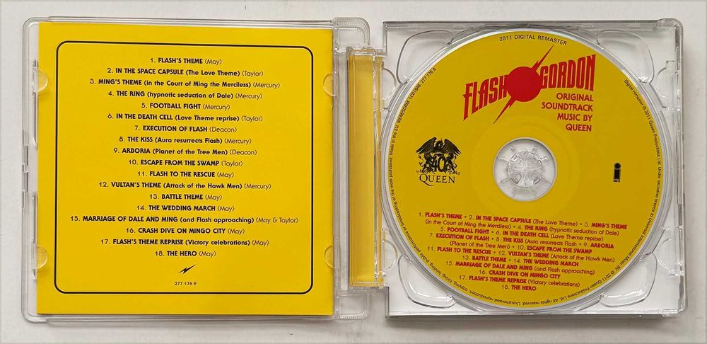 CD_QUEEN, Flash Gordon. Muito estimado, como novo.