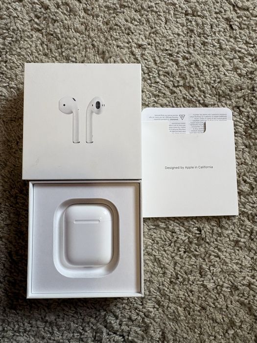 AirPods 2 Apple Oryginalne | Etui + pudełko | w pelni sprawne