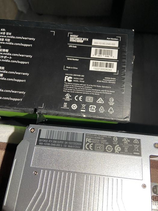 Відеокарта / Видеокарта NVIDIA GeForce RTX 2080 Super Founders Edition / Ідеальний стан, протестована