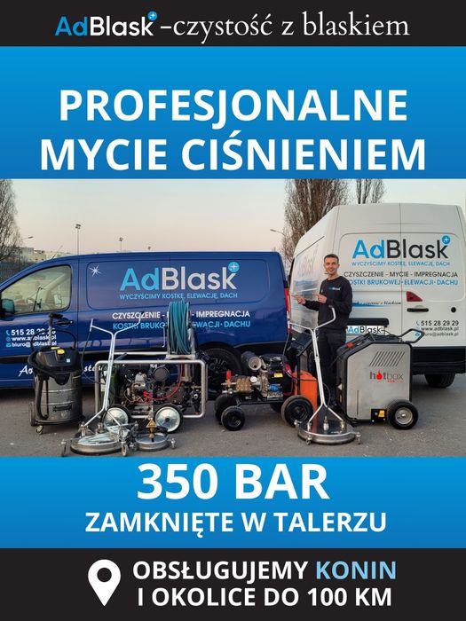 Mycie / Czyszczenie Kostki Brukowej