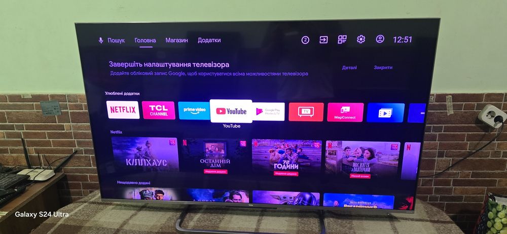 TCL 55 4K,смарт,Т2
