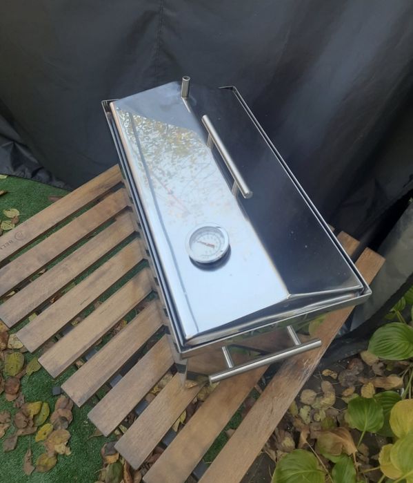 Посилена Коптільня 2мм з нержавіючої сталі. Коптільня нержавейка