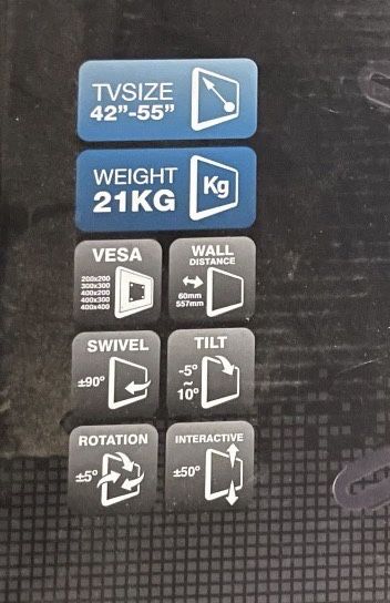 Suporte de TV de Parede Interativo Mitsai