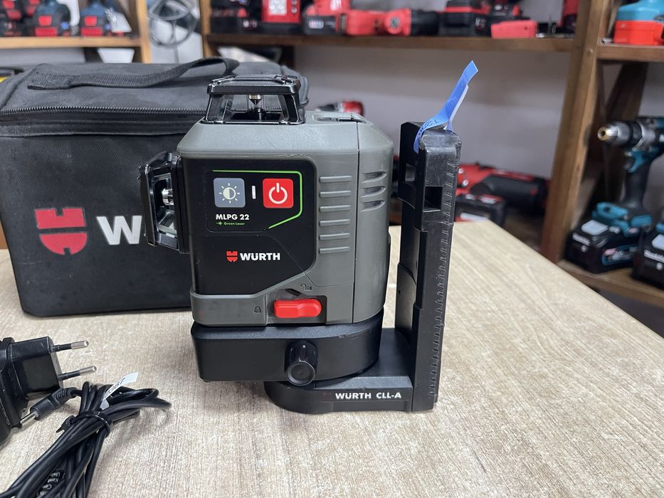 Wurth MLPG 22 Green / 3D лазерний рівень Вюрт. Зелений промінь