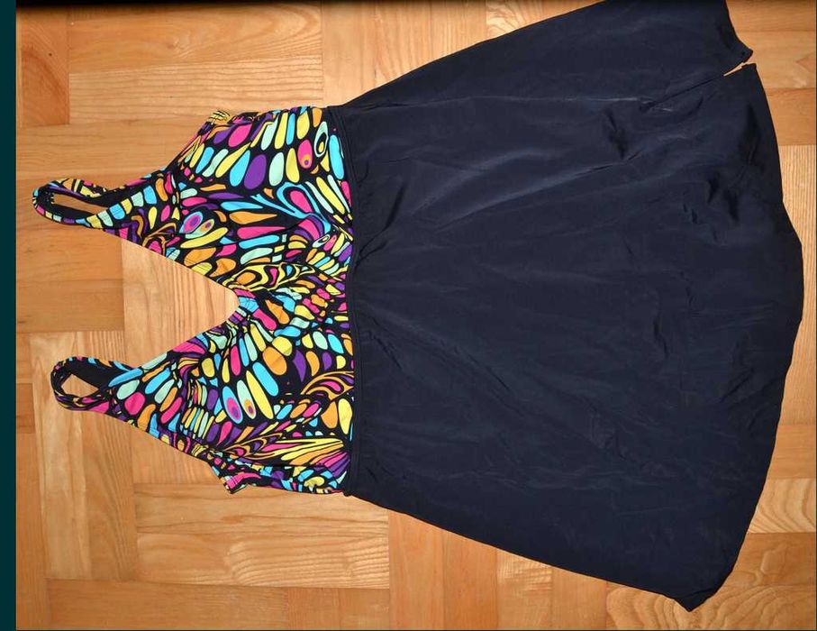 52 Bonprix modelujacy kostium strój kąpielowy sukienka