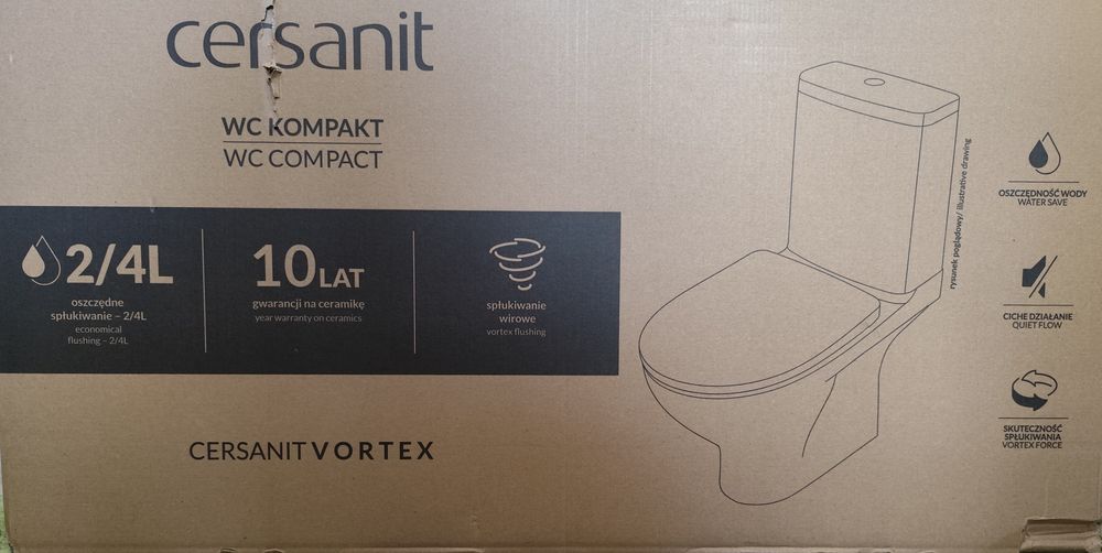 WC  Kompakt Cersanit VORTEX