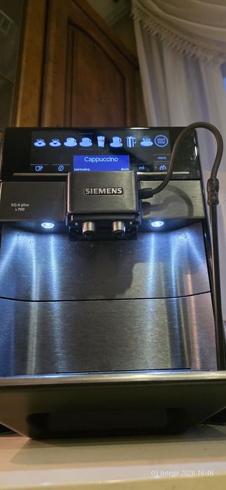 Siemens EQ.6 Plus s700 | Flagowiec 19 bar | Stal | Szczera Oferta!