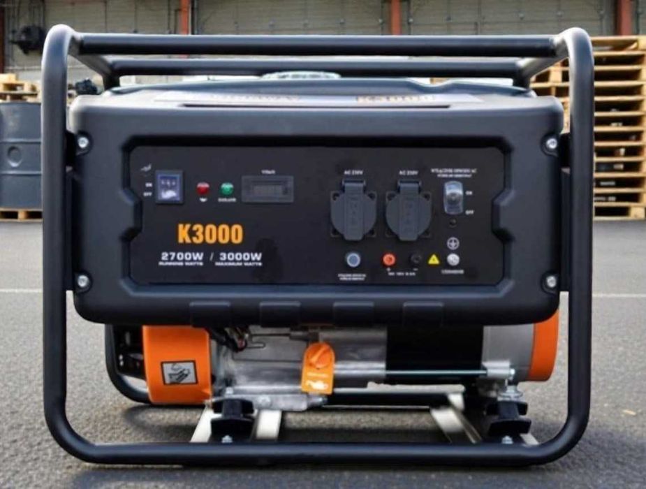 Бензогенератор 3 кВт Kingway K3000 для дому Мідна обмотка Двигун R210