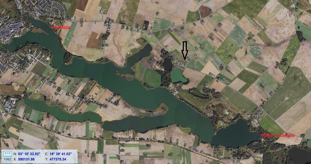 Działki budowlane 1162m2 Pluskowęsy gm. Chełmża | MPZP | nad jeziorem