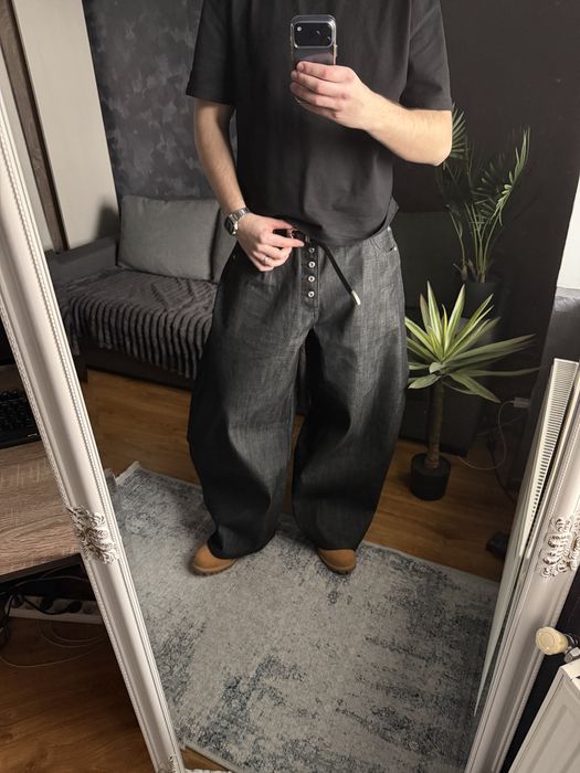 Raw Super Baggy Jeans Широкі Беггі рав джинси No Faith style Чорні