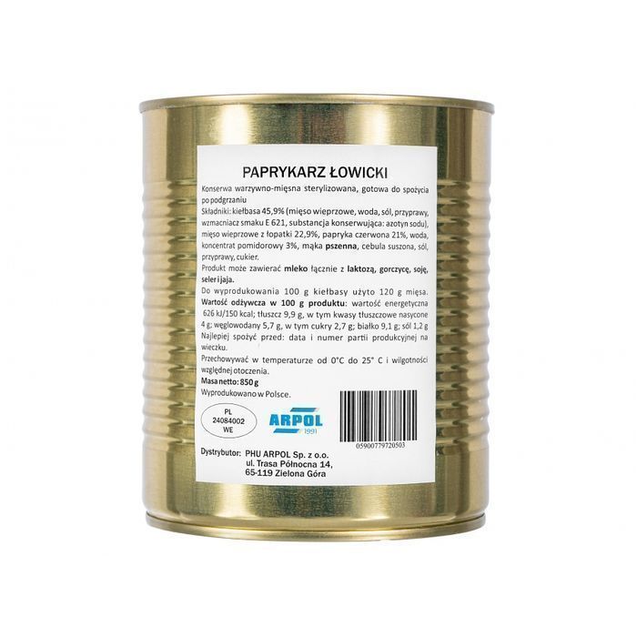 Paprykarz Arpol łowicki 850 g (564-008)