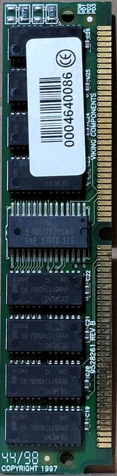 Memória 32 MB FPM-RAM Parity 70 ns PS/2-Simm