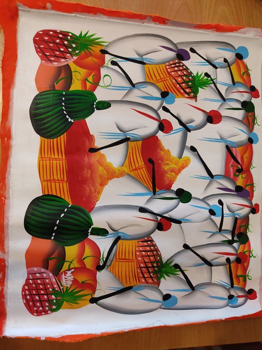 Tela pintada à mão