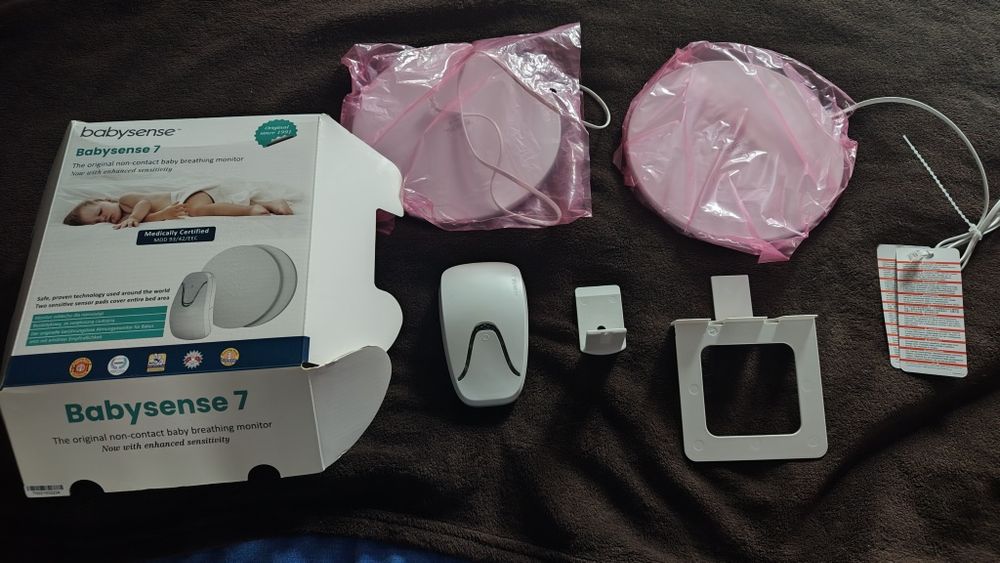 Babysense 7 – monitor oddechu niemowlaka, stan bardzo dobry, komplet