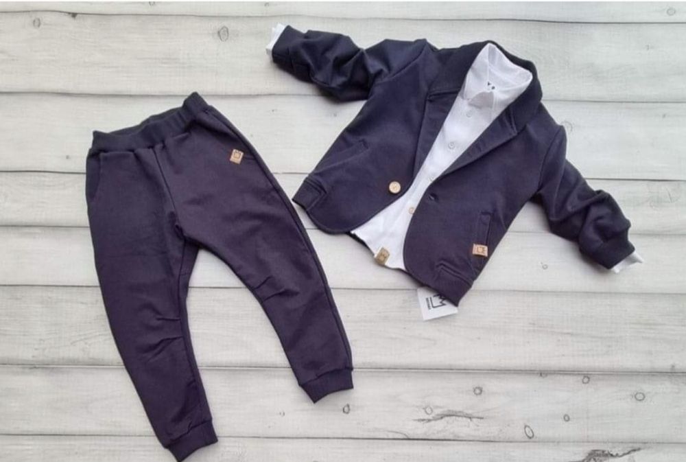 Marynarka chłopięca bawełniana Jakość Premium mimi 92/98