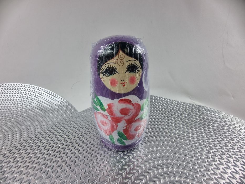 Figurki matrioszki drewniane kolorowe