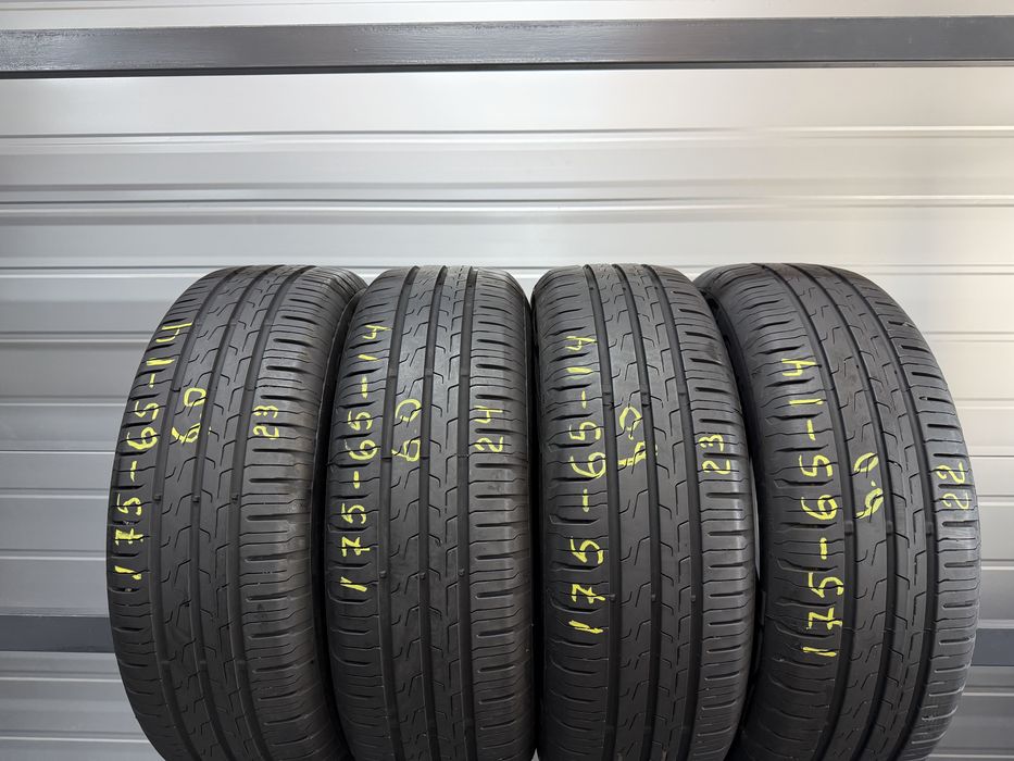 Літні шини 175/65r14 ( 86 T) Continental EcoContact 6. Ціна 1500грн/шт.
