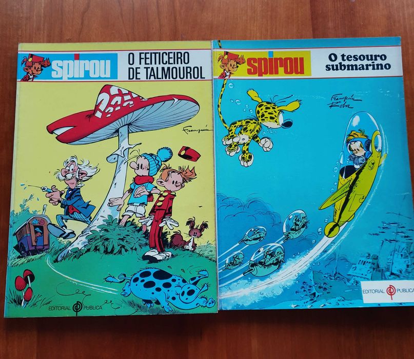 Álbuns BD As Aventuras de Spirou e Fantásio (portes incluídos)