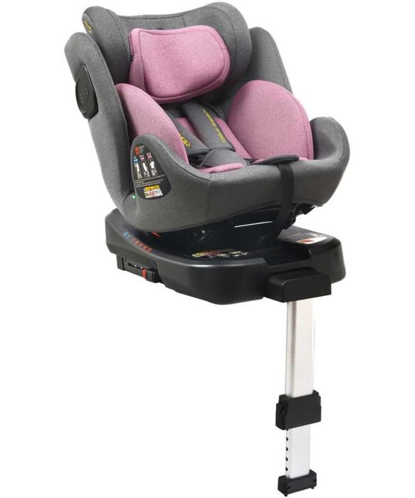 Fotelik Samochodowy COMO 40-150CM Obrotowy 360° ISOFIX z Nogą i-Size