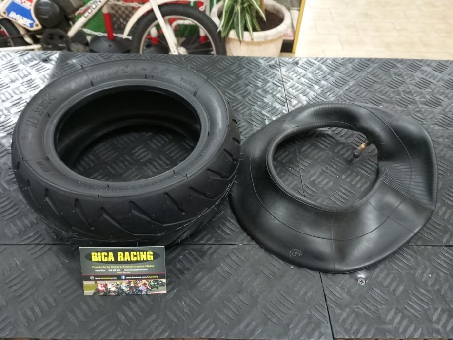 Pneu + câmera mini mota 110/50-6.5 trotinete ebike