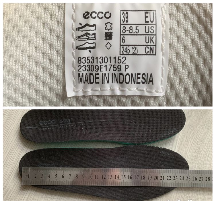 Кросівки ECCO Exostride -39р 25см-Original,шкіра,стан близький до нових