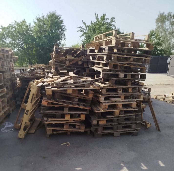 Поддоны б/у с дефектами