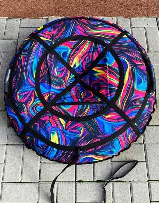 Надійний тюбінг тюбинг надувний санки зимовий плюшка таблетка ватрушка