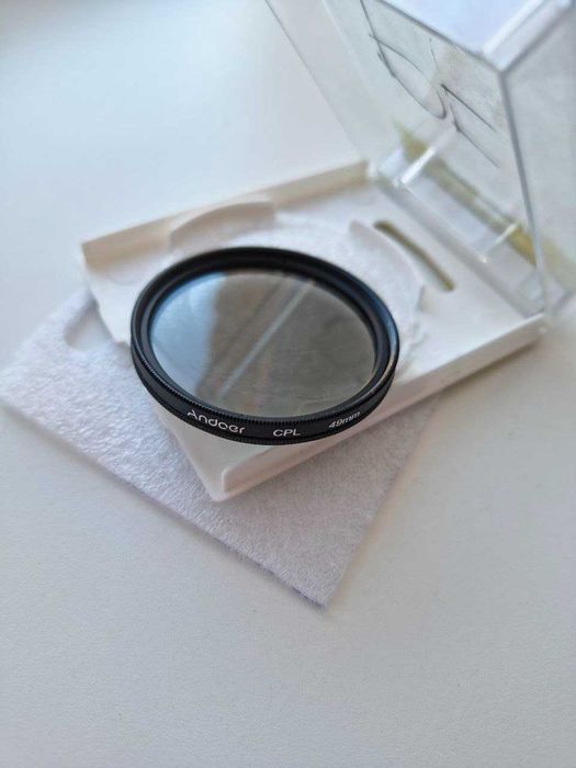 Регульований поляризаційний світлофільтр Andoer 49 мм