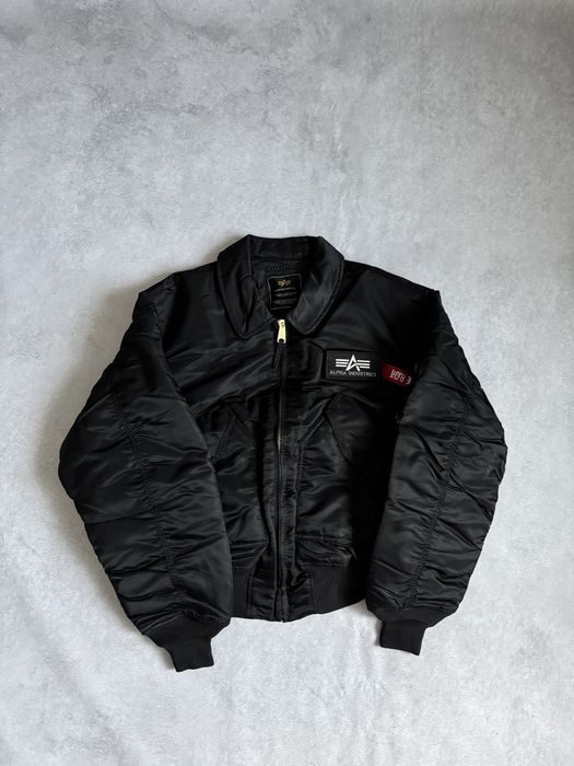 Бомбер alpha industries cwu 45 чорний