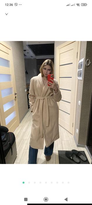 Пальто зимове шерстяне