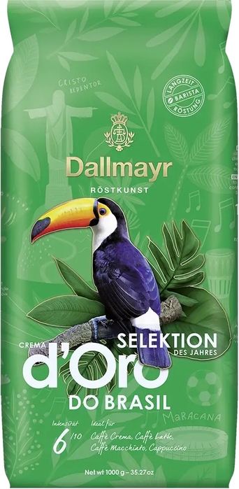 Кава в зернах Dallmayr Selektion d'Oro Do Brasil 1кг
