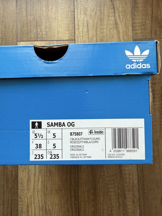 Adidas Samba OG black czarne