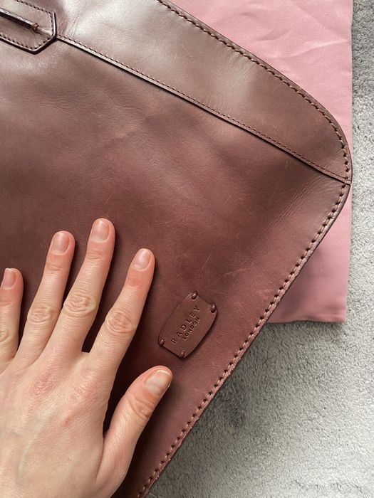 Radley Англійська шкіряна сумка портфель тоут шопер для ноутбуку