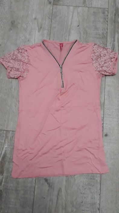 Bluzki L/XL krotki rekaw, naramki