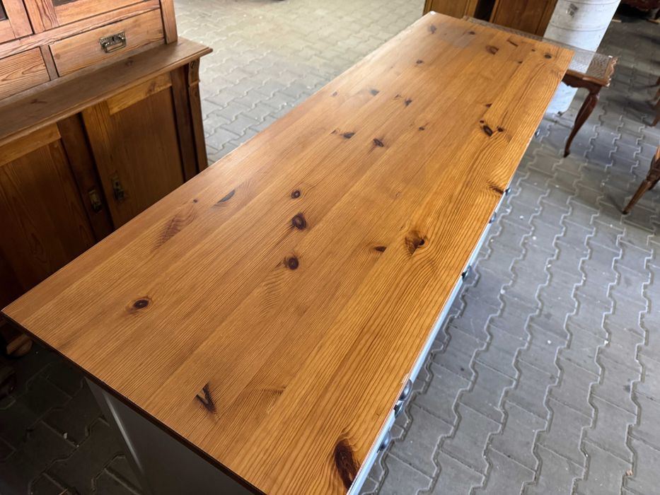 Komoda drewniana komoda w stylu prowansalskim komoda Ikea Hemnes