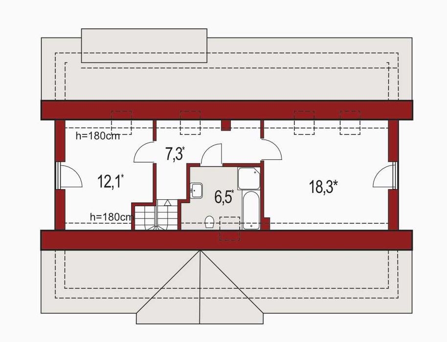 Projekt domu Gienia 2A WRD2076