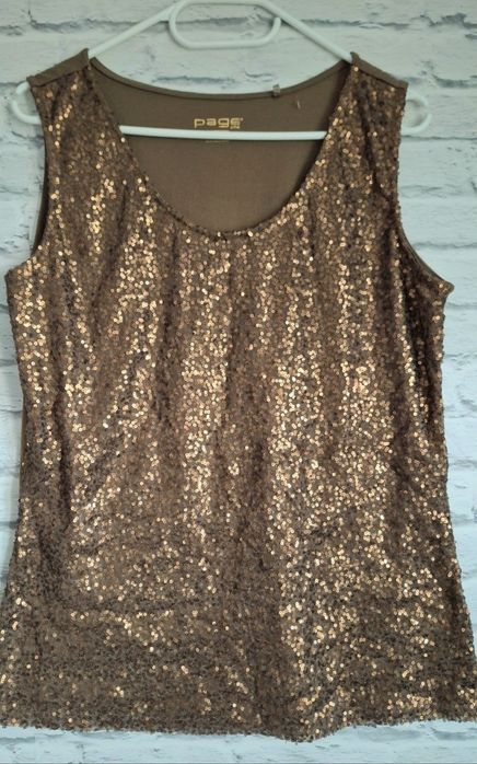 Page one nowa bluzka z cekinami 40