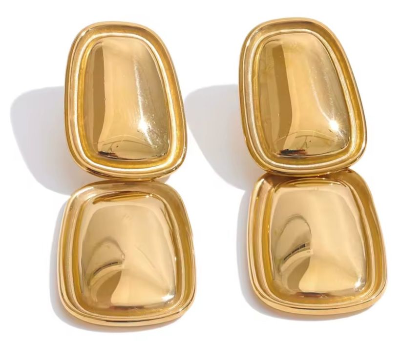 Brincos em ouro cubano