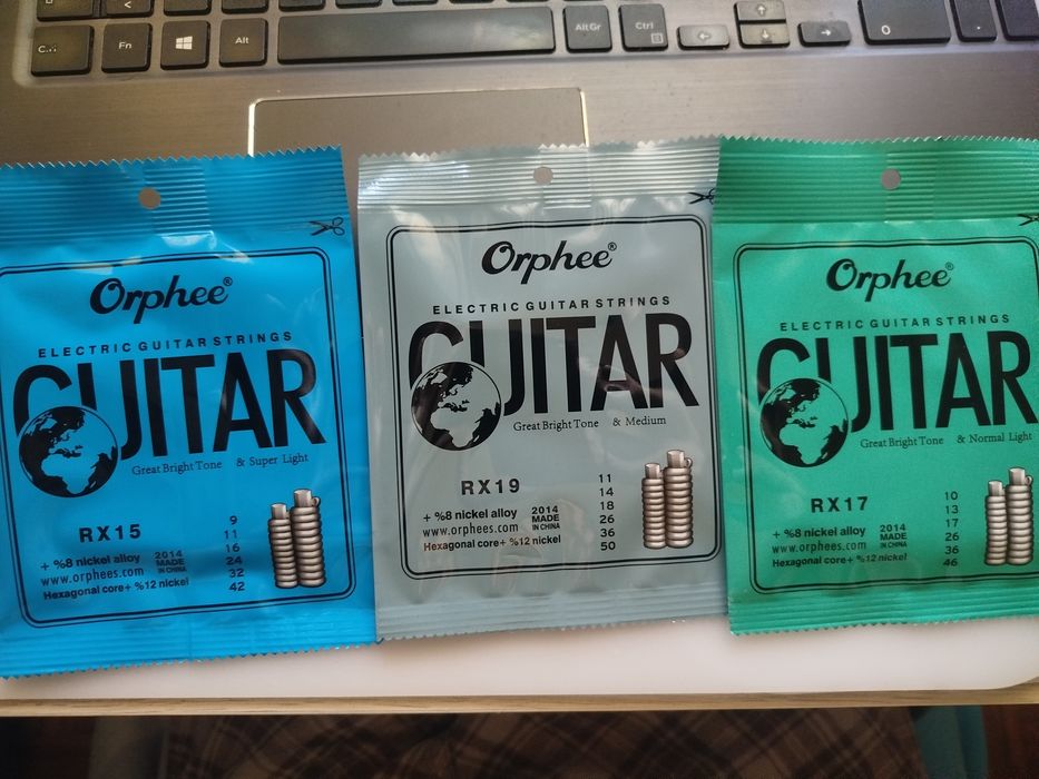 Conjunto Set 6 Cordas para Guitarra Elétrica classica acústica Novo
