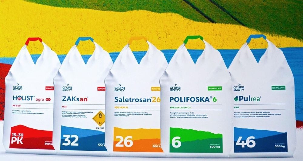 Świeże nawozy! Korn Kali, Mocznik, Saletra, Saletrzak, Polifoska,