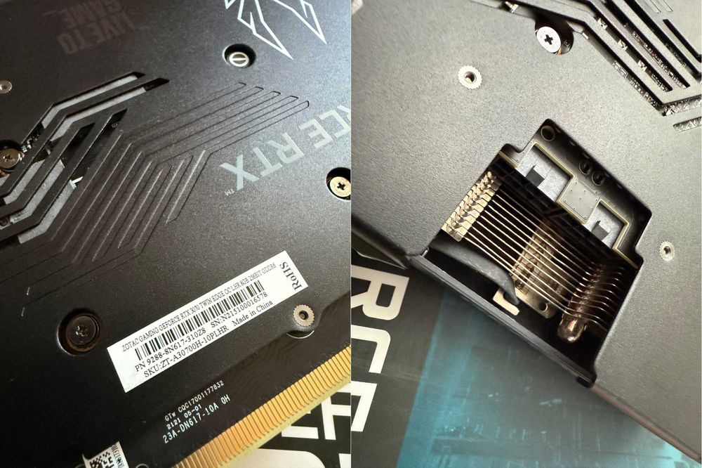 Zotac RTX 3070 Twin Edge OC LHR 8GB / Nvidia RTX 3060 Ti Founders Edition 8GB